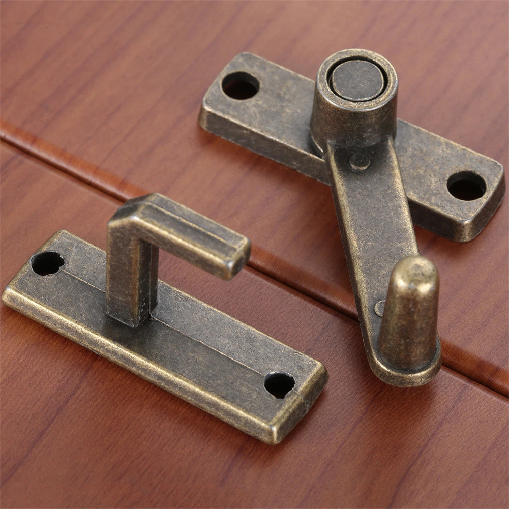 Security Chain Door - 1set Bronze Schiebefenster Türschloss Griff Metall