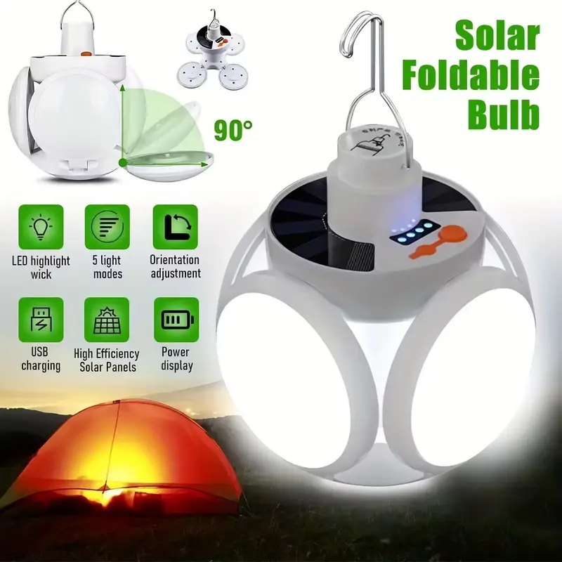 1 Solar-Klappleuchte mit USB-A – Power Outage Light Bewertung und Preis